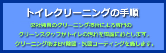 トイレクリーニング