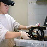 分解パーツ漬け置き洗浄