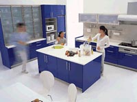 システムキッチンアイランド型