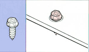 六角フランジタッピング